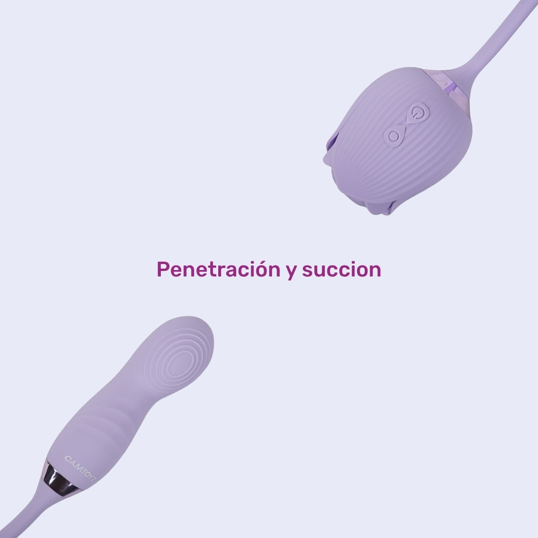 Vibrador Lotus G-spot con Bala Camtoyz