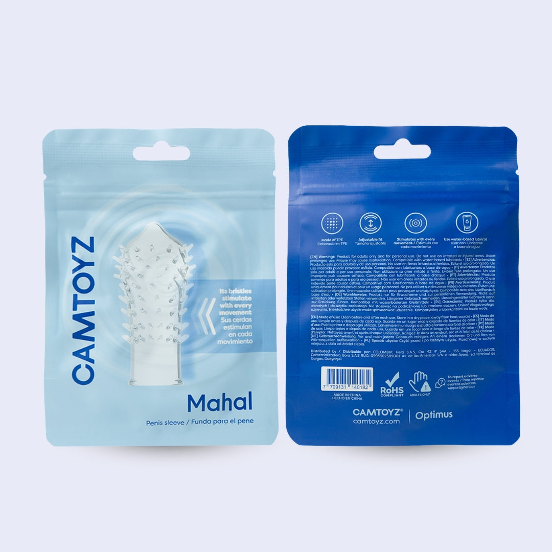 Funda para Pene Mahal Camtoyz - Estimulación Texturizada