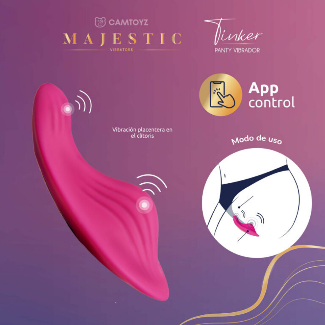 Panty Vibrador Tinker Majestic - La Pepa
