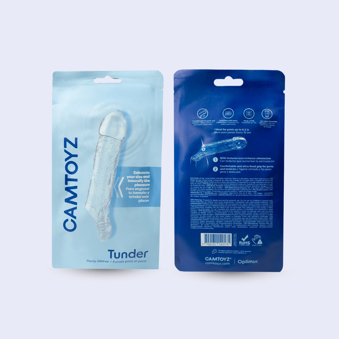 Tunder - Funda Texturizada para Máxima Estimulación