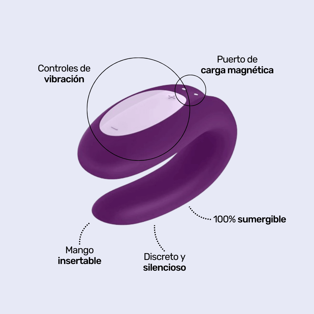 Satisfyer Vibrador Double Joy - La Pepa