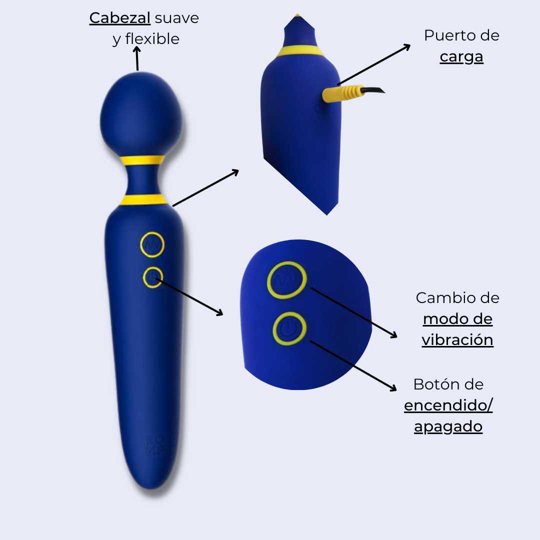ROMP Flip - Vibrador Tipo Hitachi