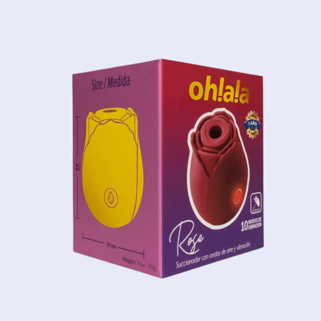 Vibrador y Succionador Ohlala Rose - La Pepa