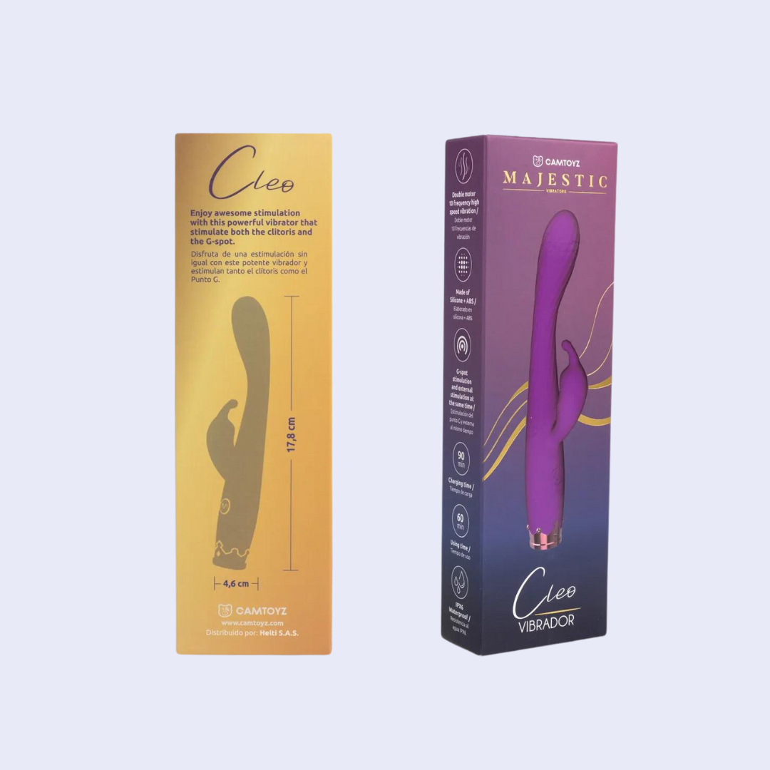 Vibrador Conejo Cleo - CamToyz - La Pepa