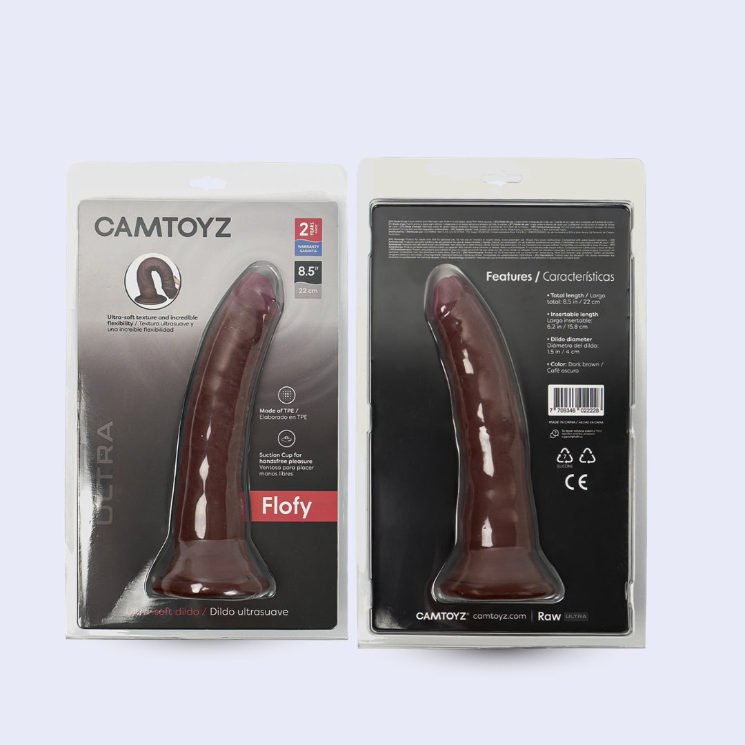 Dildo Realista Flofy Café con Ventosa - Camtoyz