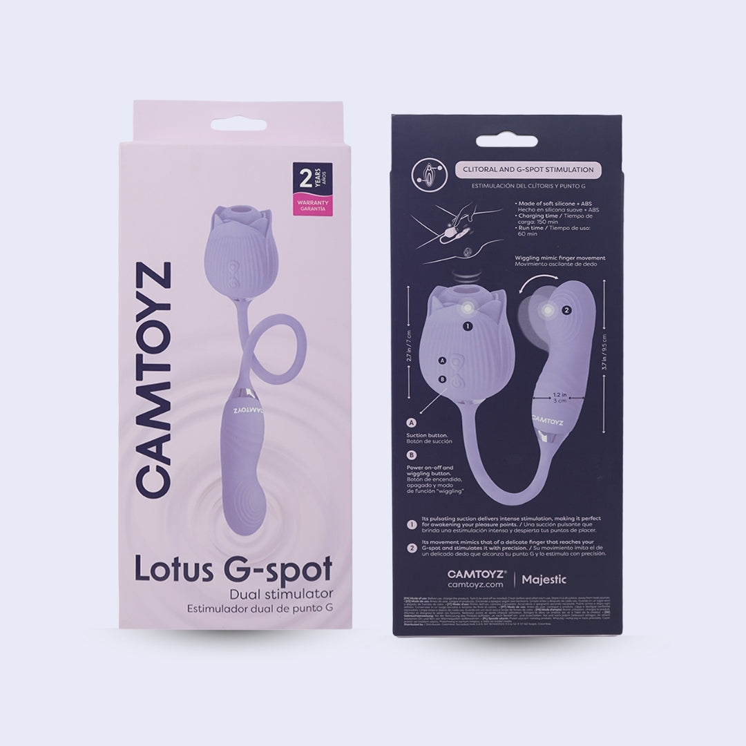Vibrador Lotus G-spot con Bala Camtoyz