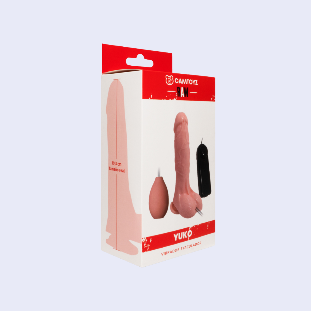 Consolador Vibrador Eyaculador Yuko 19.3 cm
