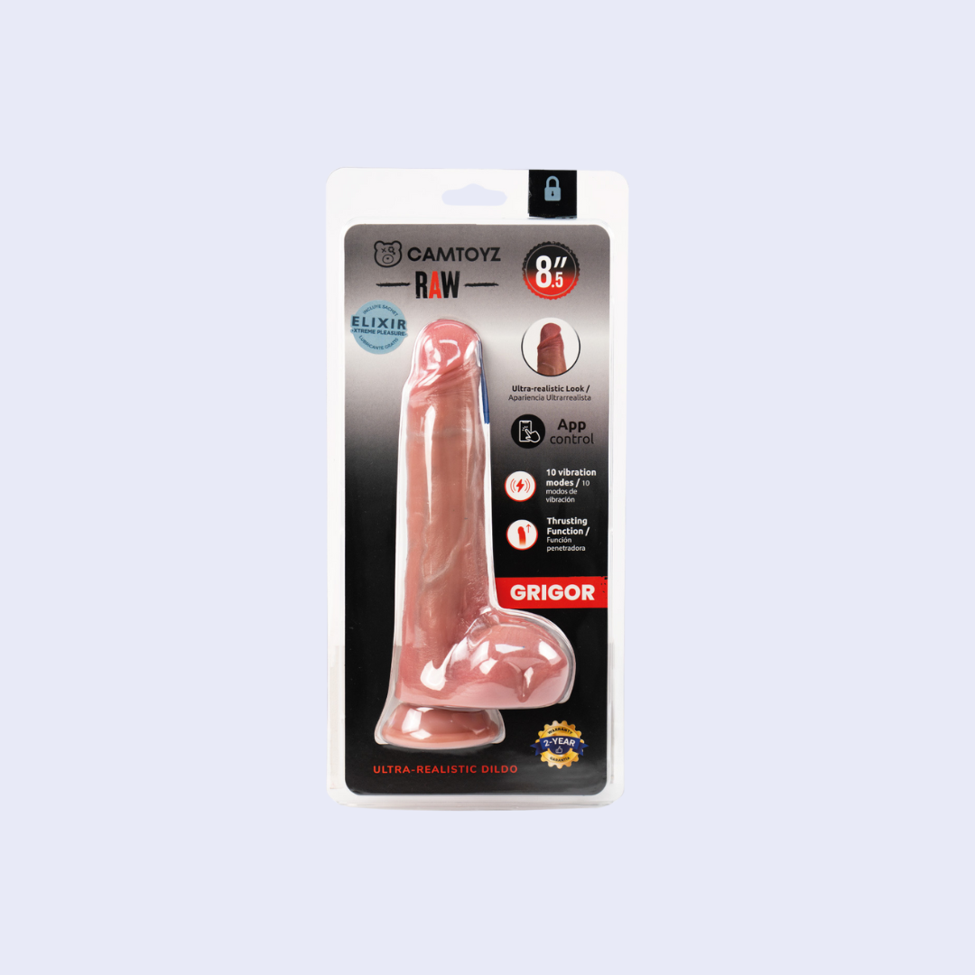 Dildo Ultrarealista Con App Grigor Raw