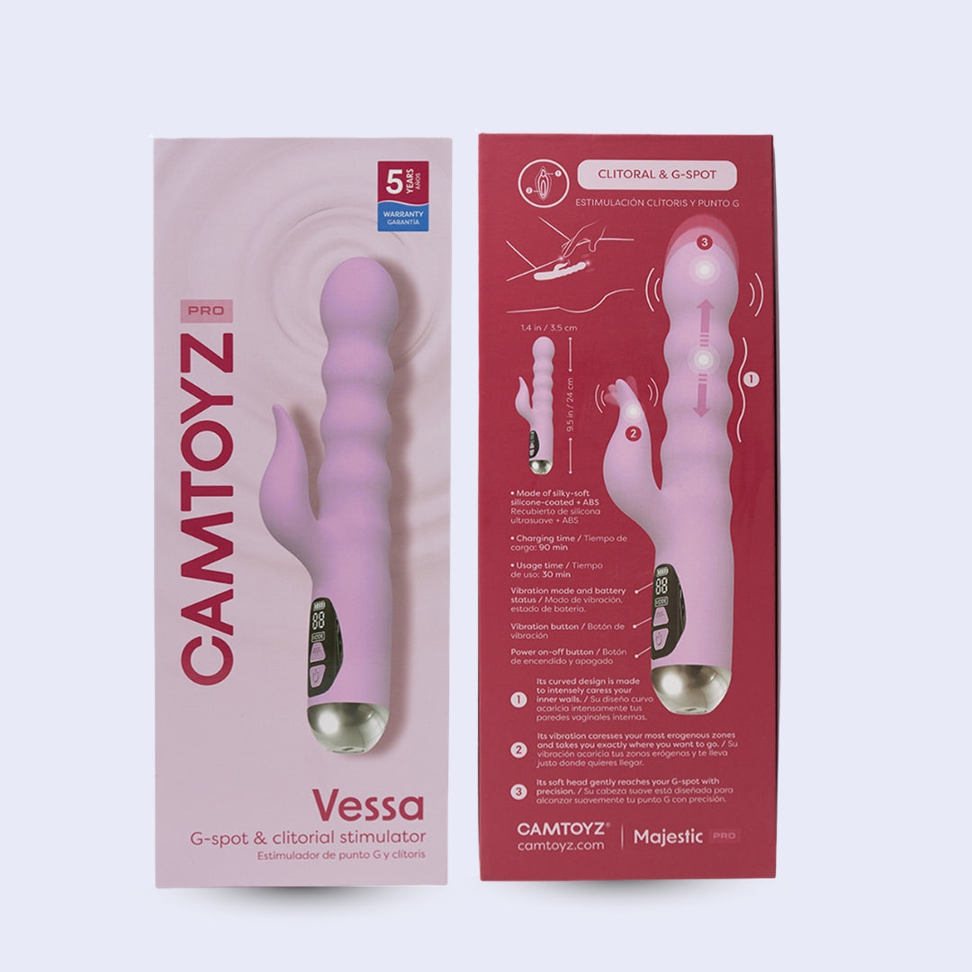 Vibrador Vessa Camtoyz: Estimulador de Punto G y Clítoris