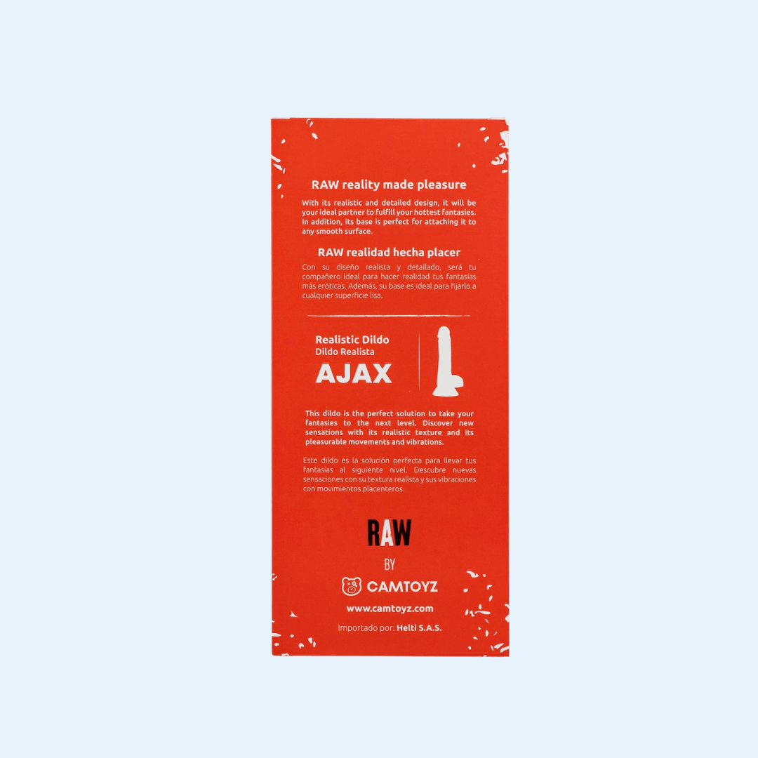 Consolador Realista Ajax 19cm