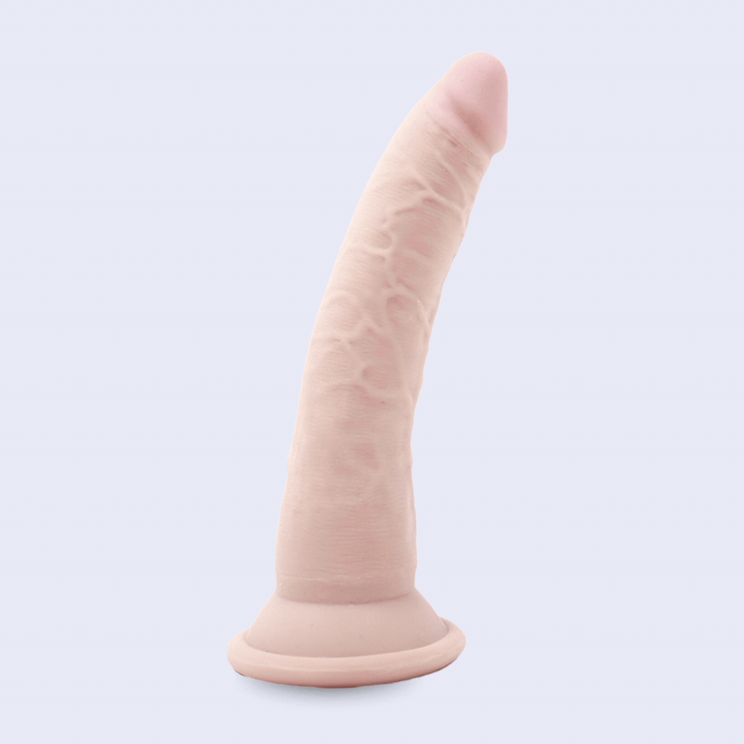 Dildo Realista Flofy Piel Clara con Ventosa - Camtoyz