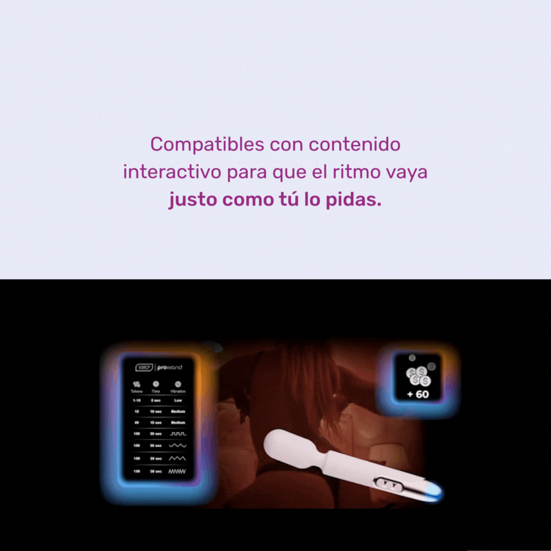 Masajeador Prowand Kiiro: Control por APP
