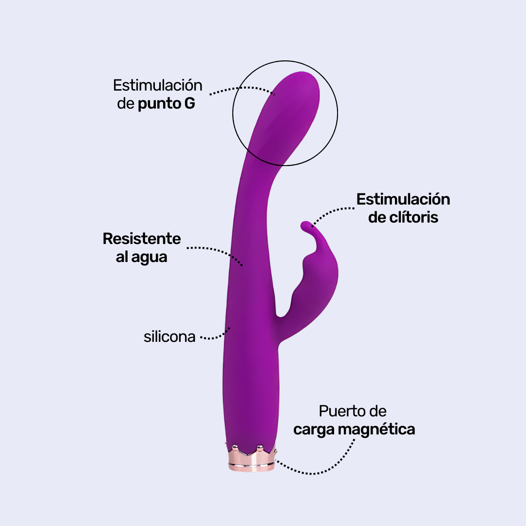 Vibrador Conejo Cleo - CamToyz - La Pepa
