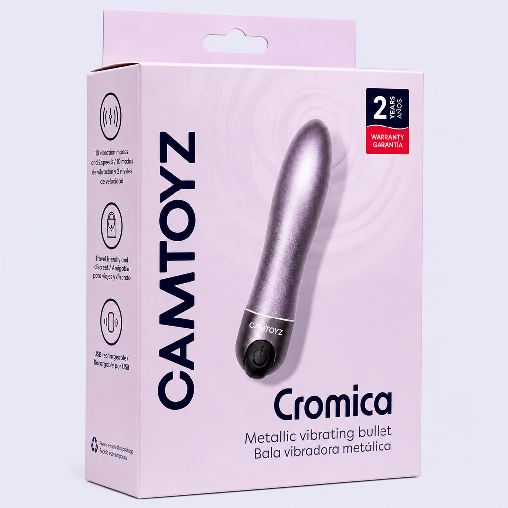 Bala Vibradora Metálica Premium Cromica - Camtoyz