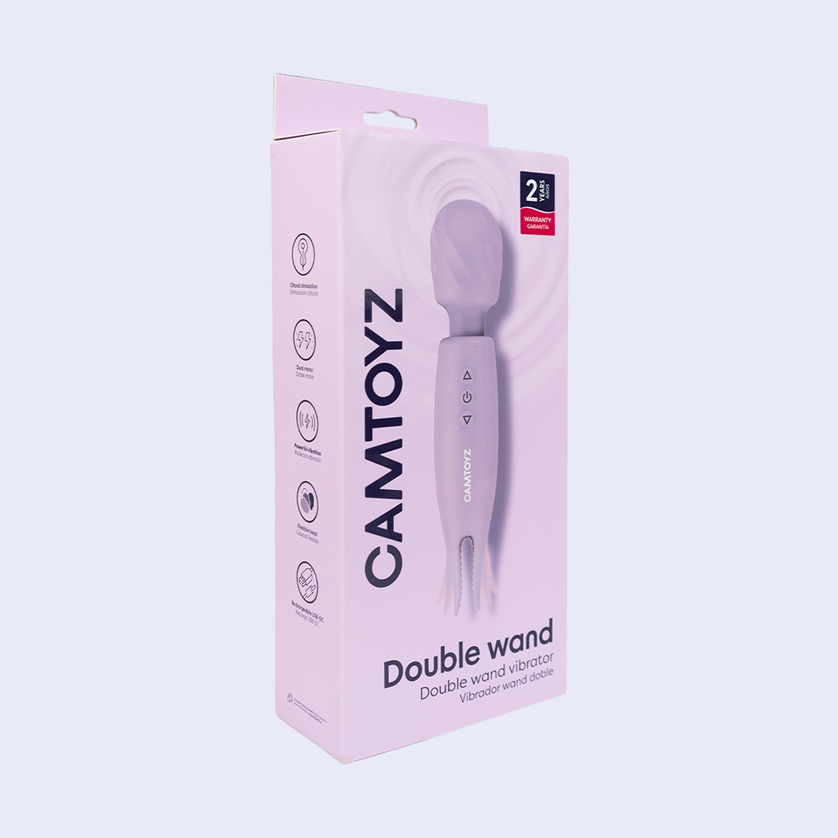 Double Wand Vibrador Wand Doble Camtoyz