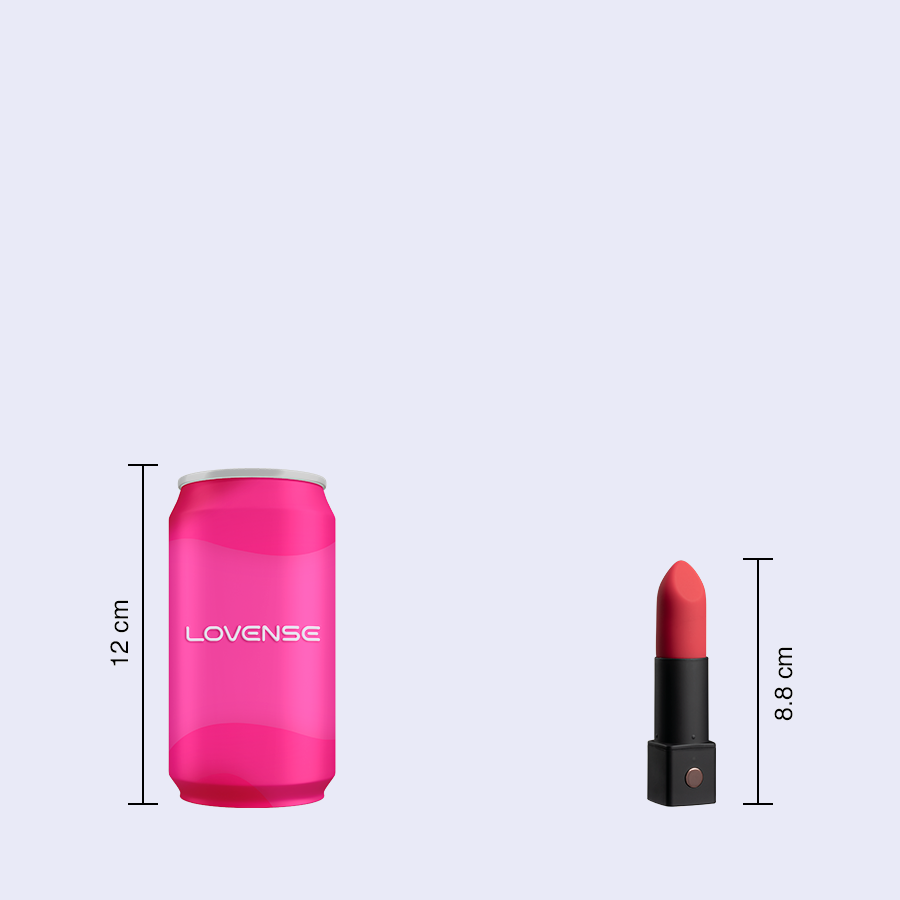 Lovense Exomoon - Mini vibrador bala en forma de labial Bluetooth