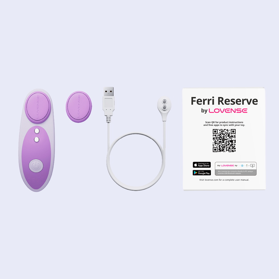 Lovense Ferri Reserve Vibrador de Panty para Clítoris Lila