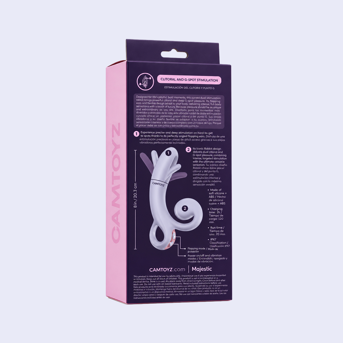 Flap Bunny Vibrador Rabbit Pulsante Camtoyz