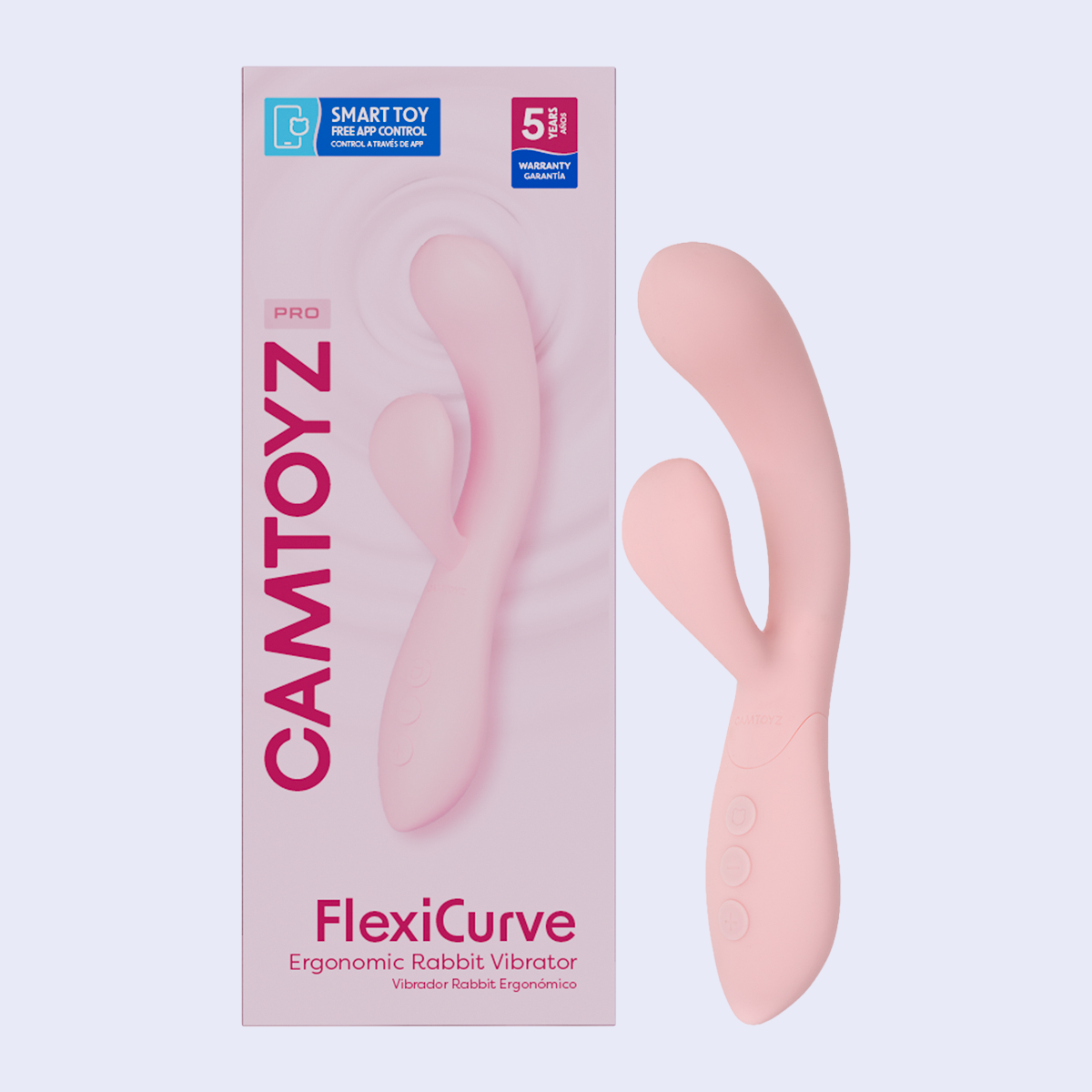 FlexiCurve Vibrador Rabbit Ergonómico con App
