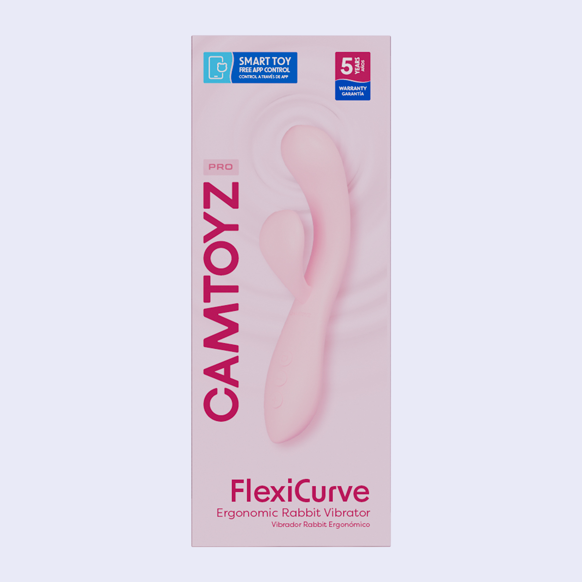 FlexiCurve Vibrador Rabbit Ergonómico con App