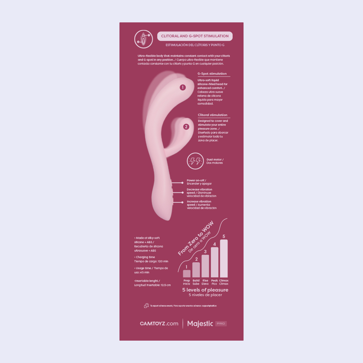 FlexiCurve Vibrador Rabbit Ergonómico con App