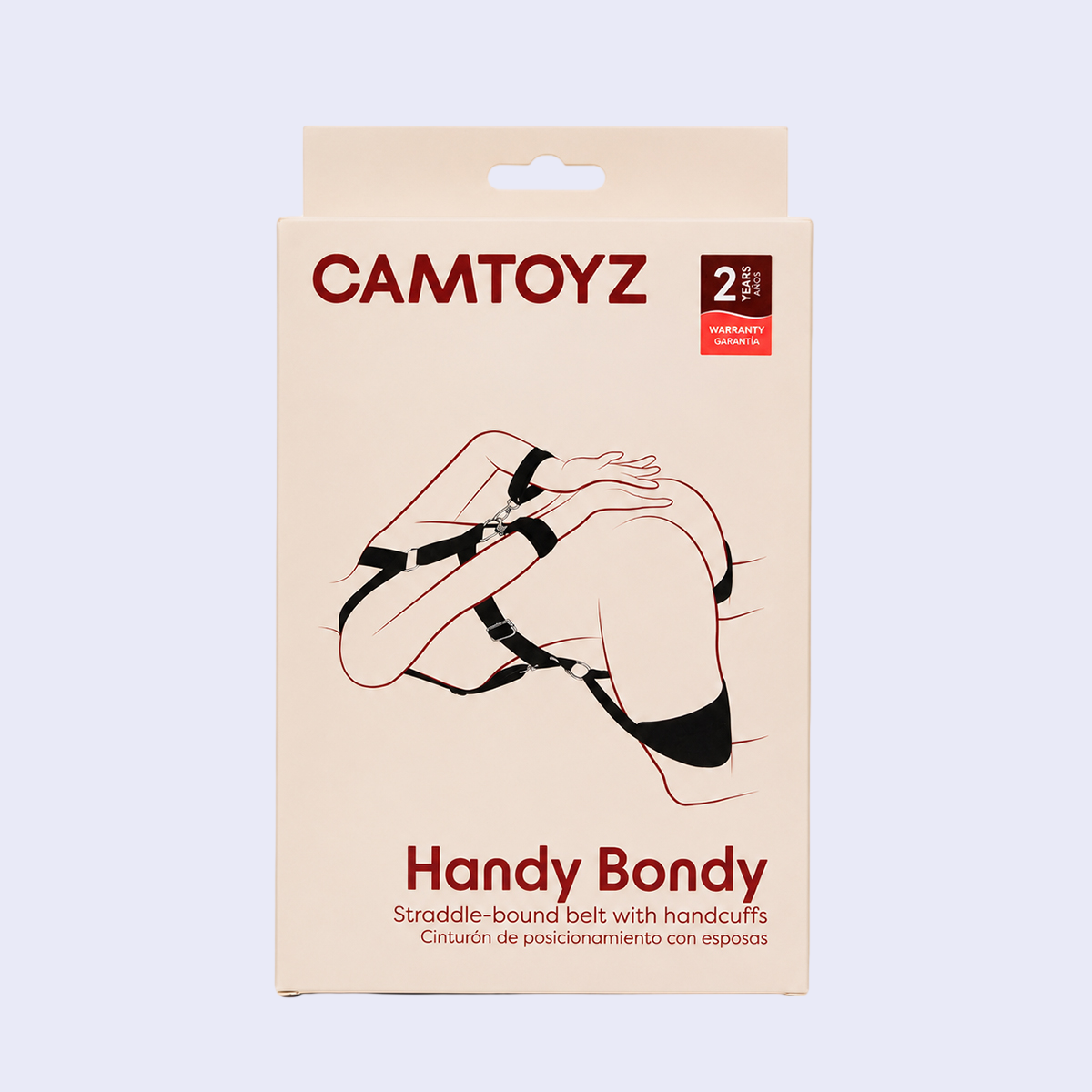 Handy Bondy Cinturón de Posicionamiento con Esposas Camtoyz