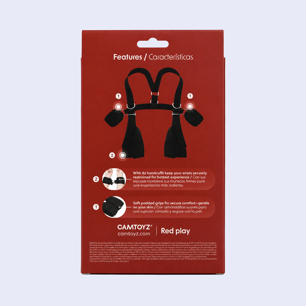 Handy Bondy Cinturón de Posicionamiento con Esposas Camtoyz