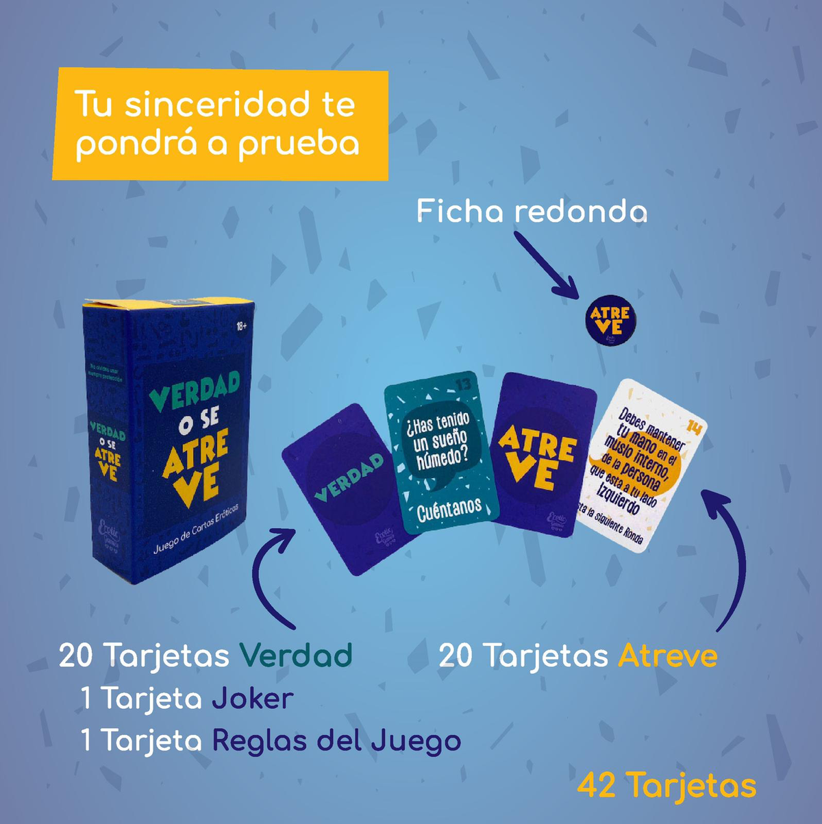Erotic Games Juego de Cartas Eróticas Verdad o Se Atreve