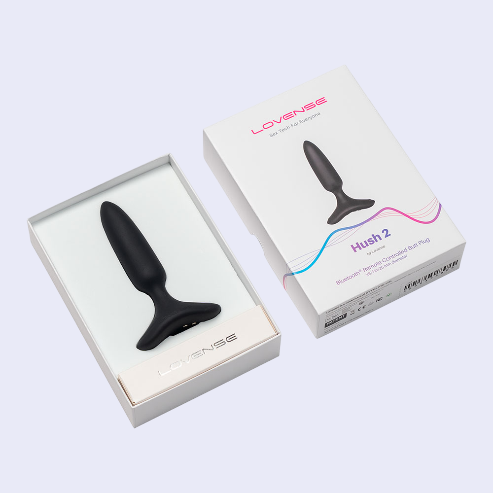 Lovense Hush 2: Plug Anal Vibrador con App