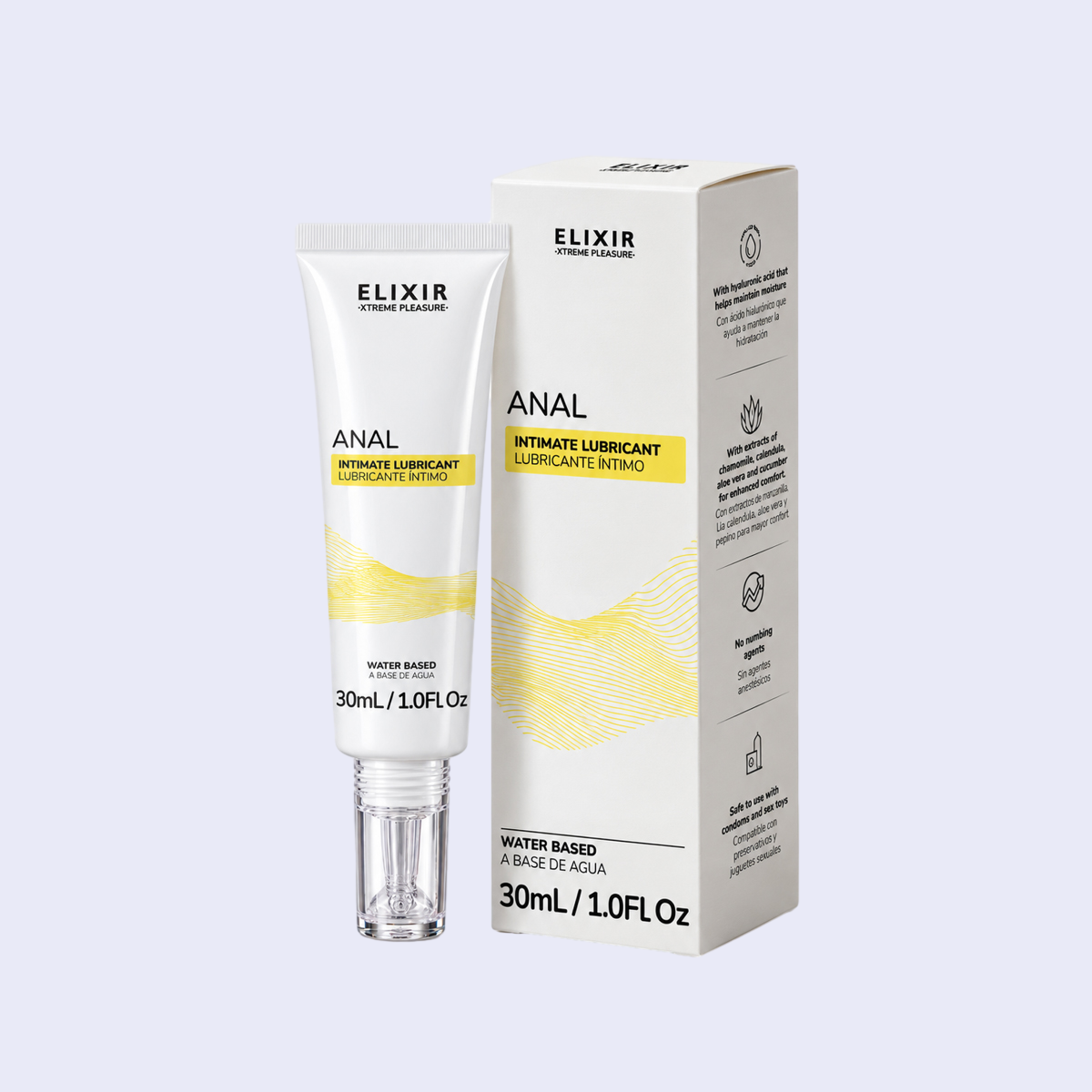 Lubricante Íntimo Anal Elixir sin Lidocaína