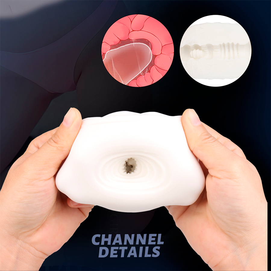 Masturbador Chloris SHANDE de silicona texturizada con lubricante