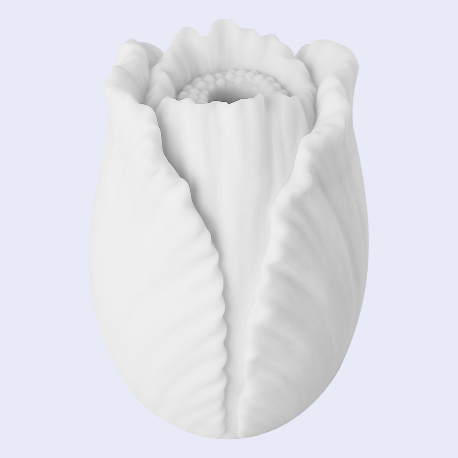 Masturbador Tulips SHANDE de silicona texturizada con lubricante
