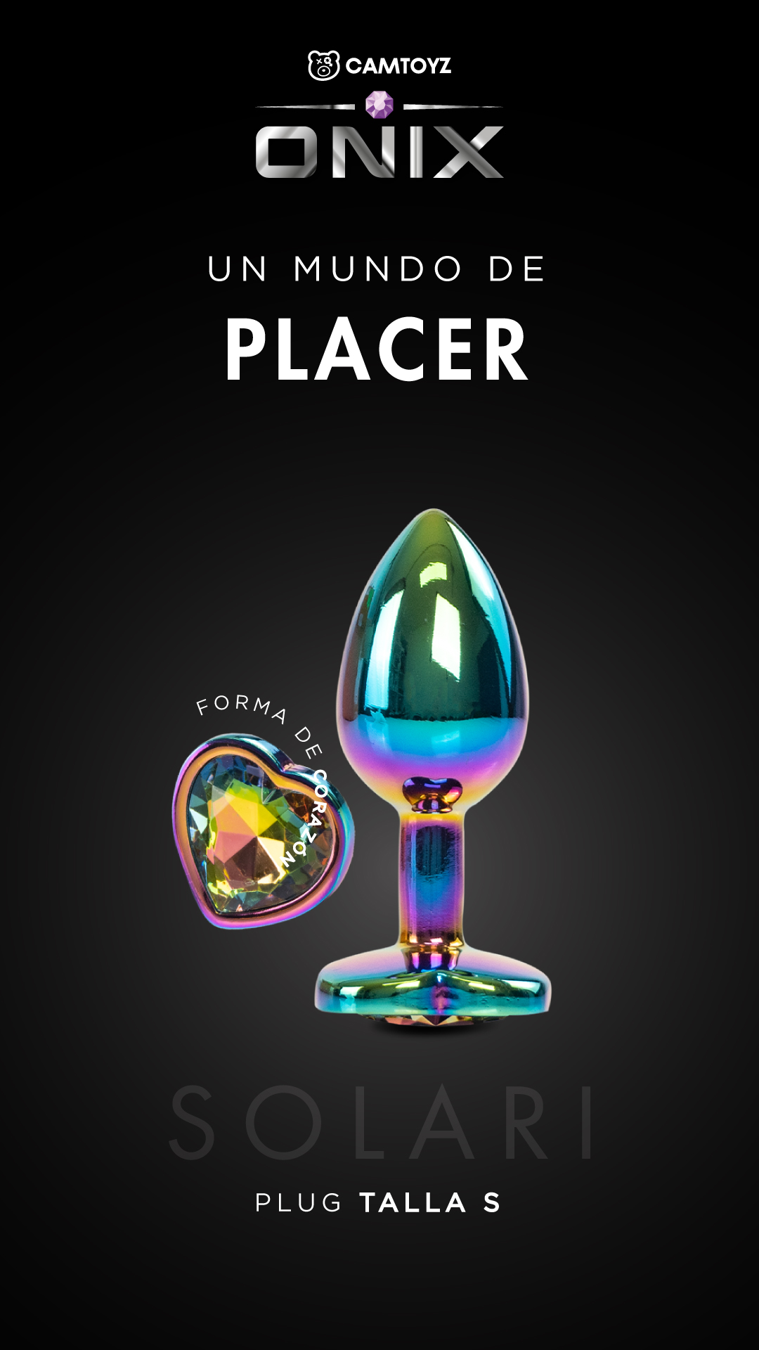 CamToyz Onix Plug Anal Solari Tornasol
