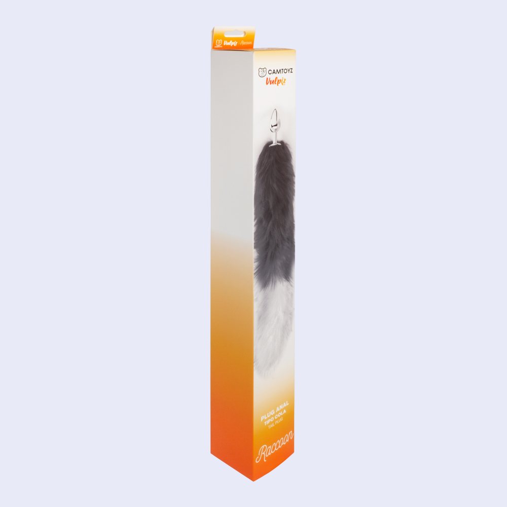 CamToyz Plug Anal con Cola Raccoon