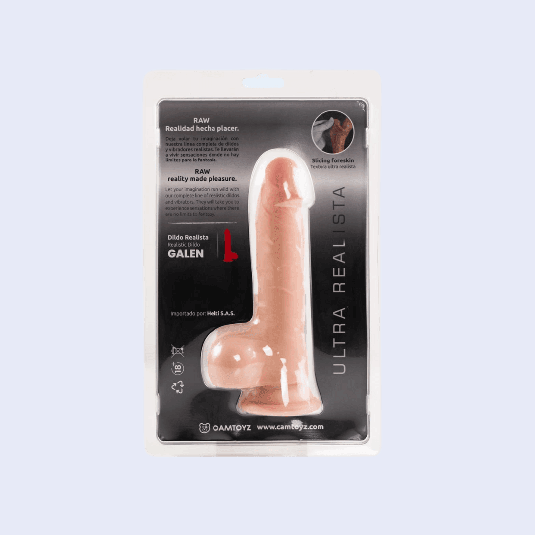 Consolador Ultra Realista Galen 19.5 cm
