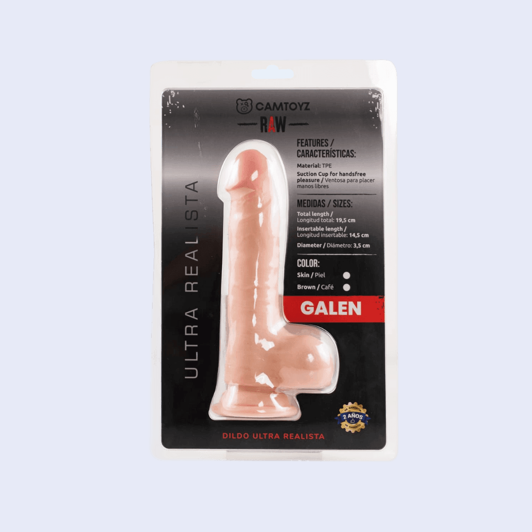 Consolador Ultra Realista Galen 19.5 cm