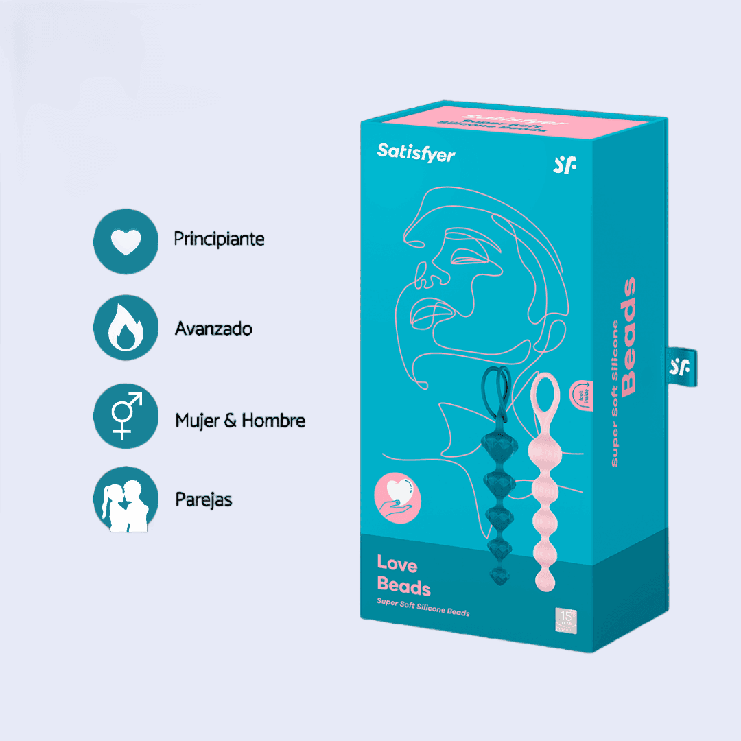 Satisfyer Set De Plugs Anales Love Beads