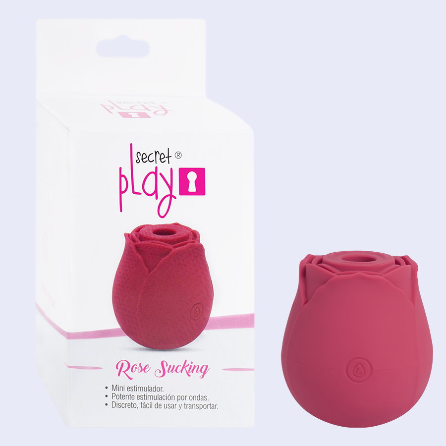 Secret Play Rose Sucking: Succionador de Clítoris en Forma de Rosa