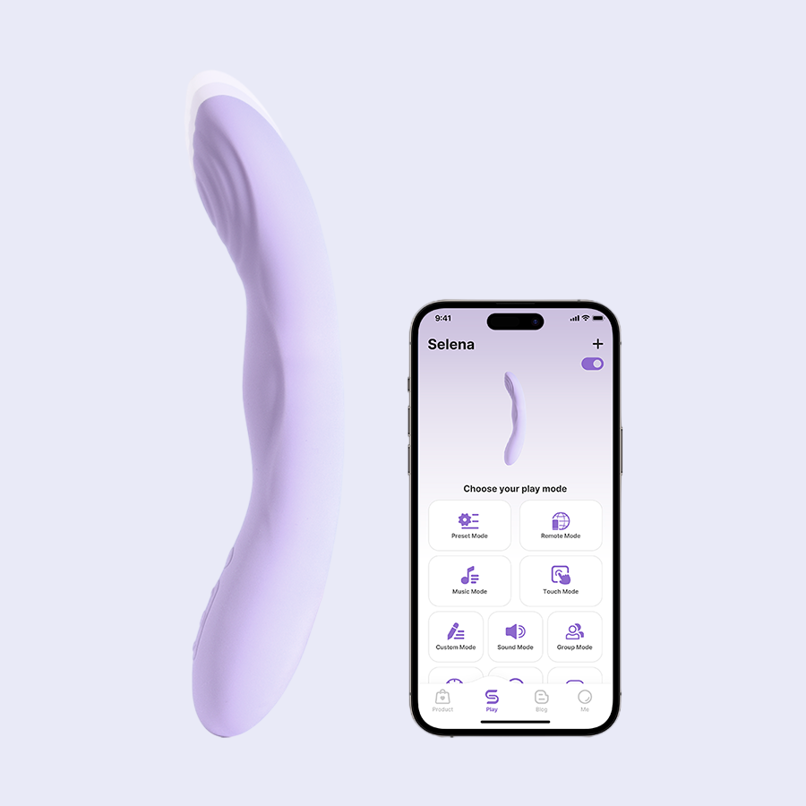 Svakom Selena Vibrador con Calentamiento y Empuje Controlado por App