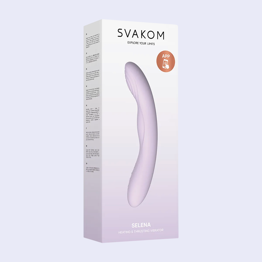 Svakom Selena Vibrador con Calentamiento y Empuje Controlado por App