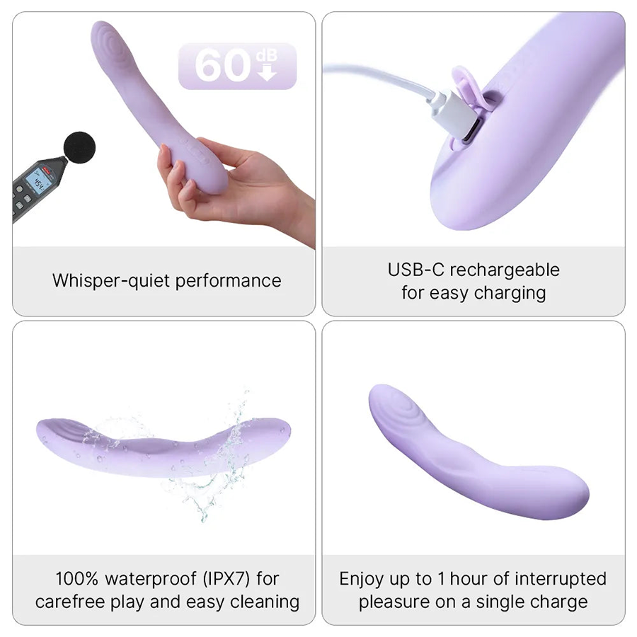 Svakom Selena Vibrador con Calentamiento y Empuje Controlado por App