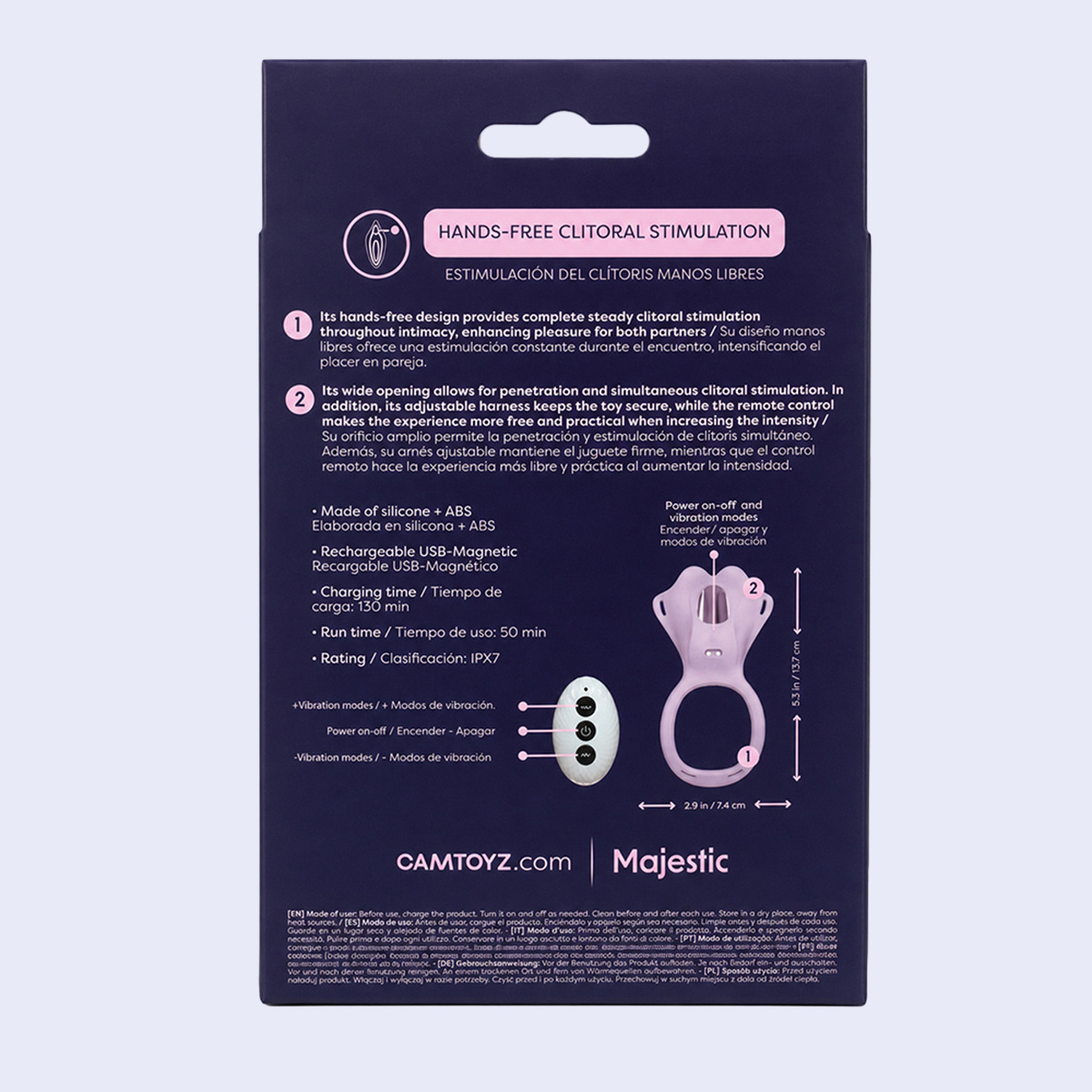 StrapVibe Panty Vibrador Camtoyz