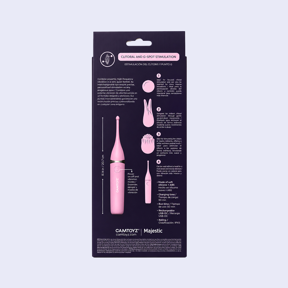 Triple Tip Vibrador Camtoyz