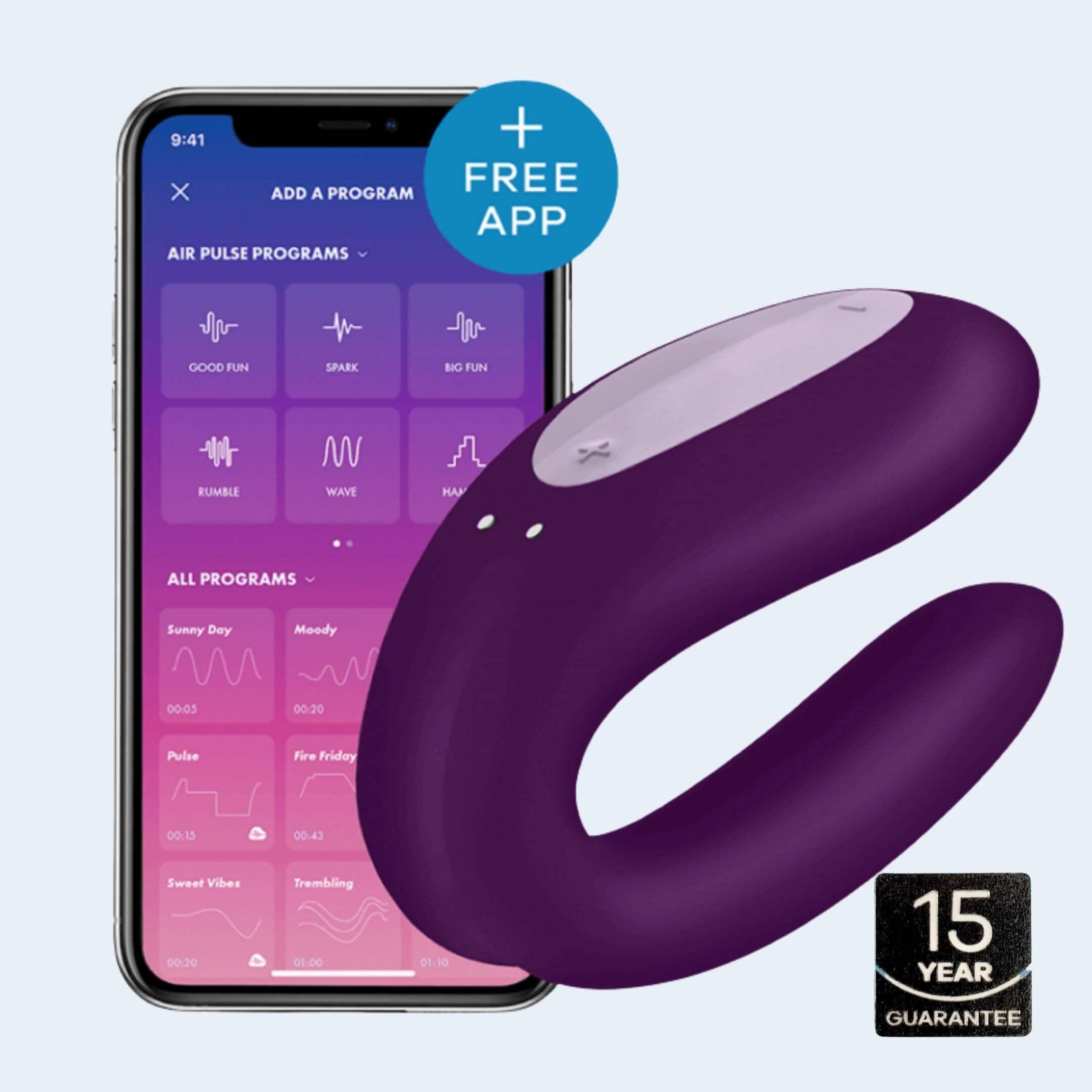 Satisfyer Double Joy Con App Envío Gratuito La Pepa