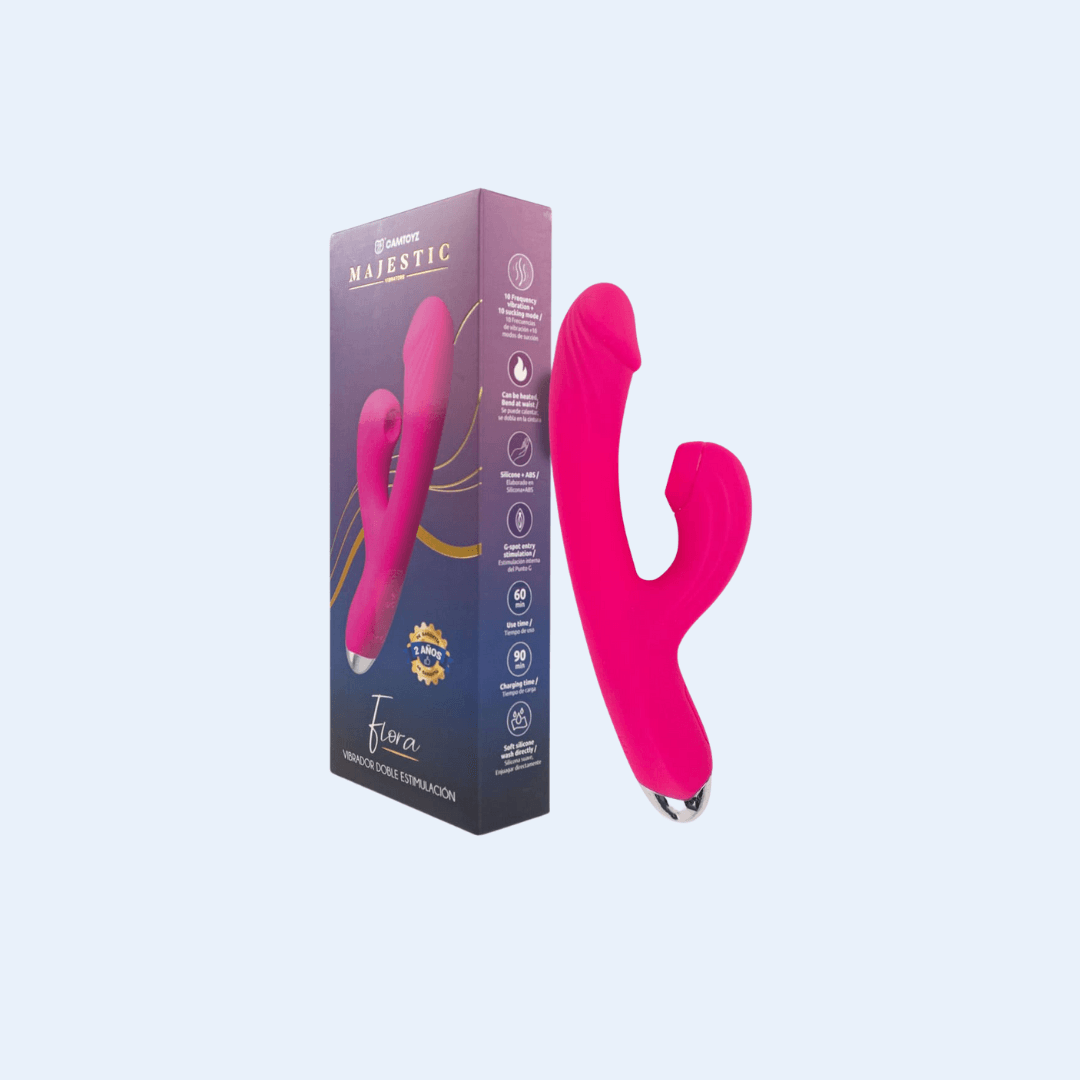 Vibrador Doble Estimulación Flora