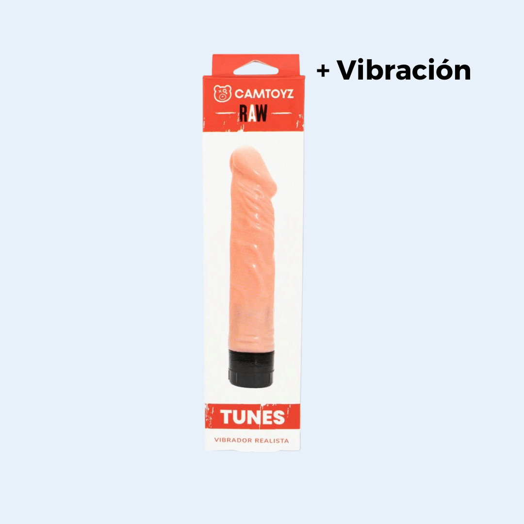 Consolador Vibrador Realista Tunes