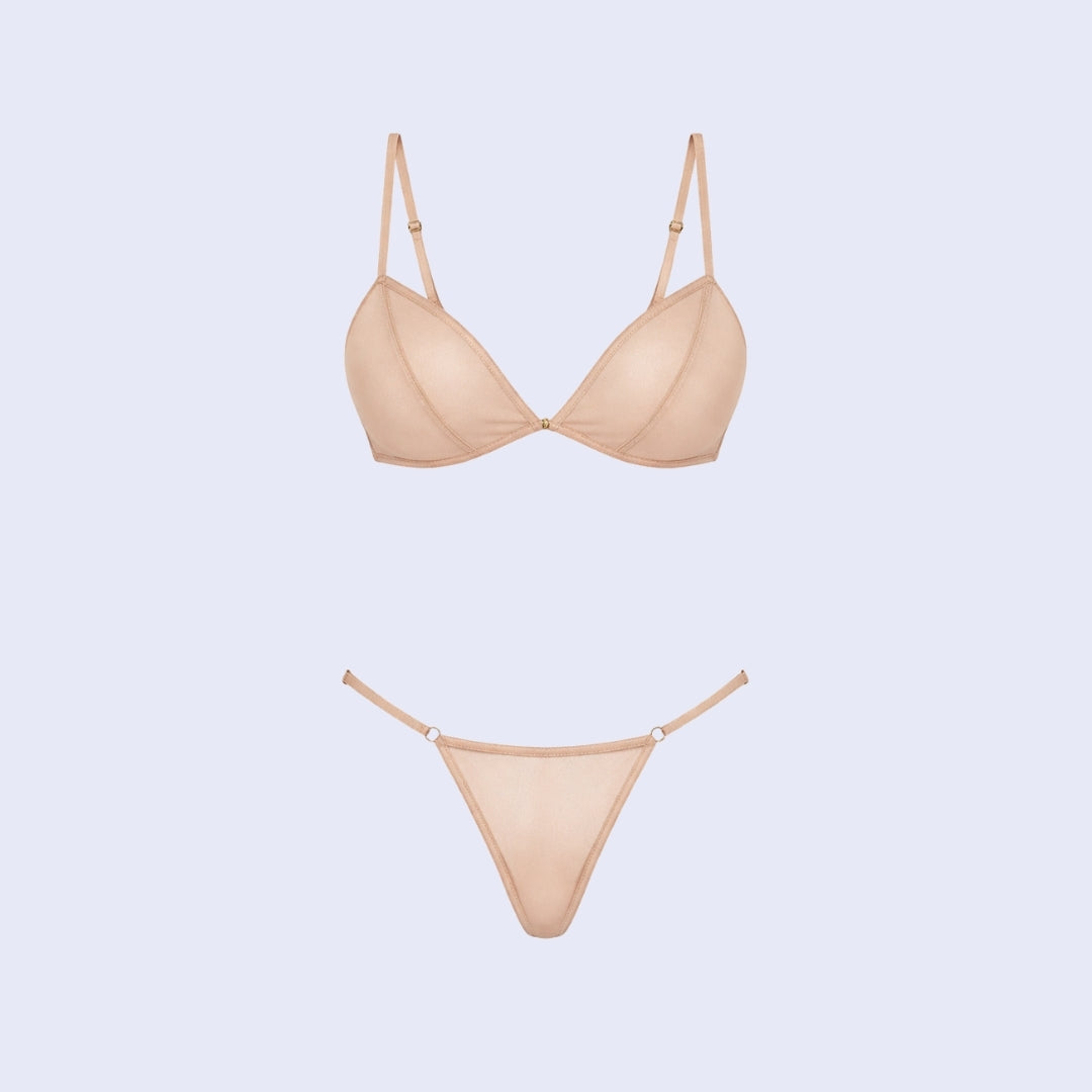 Conjunto Selena Piel - Confort y Sensualidad