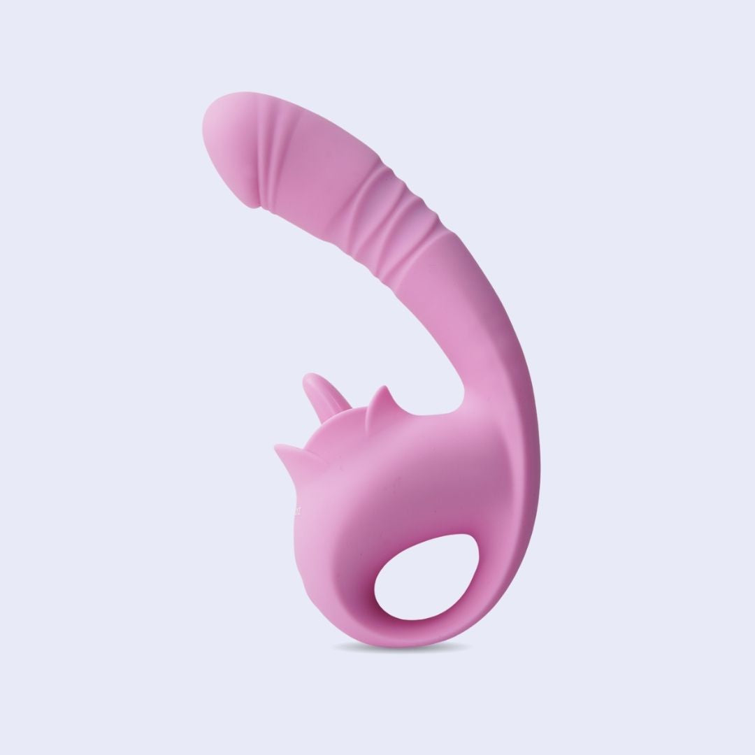 Vibrador Doble Estimulación con Lengua Rotatoria Lissa