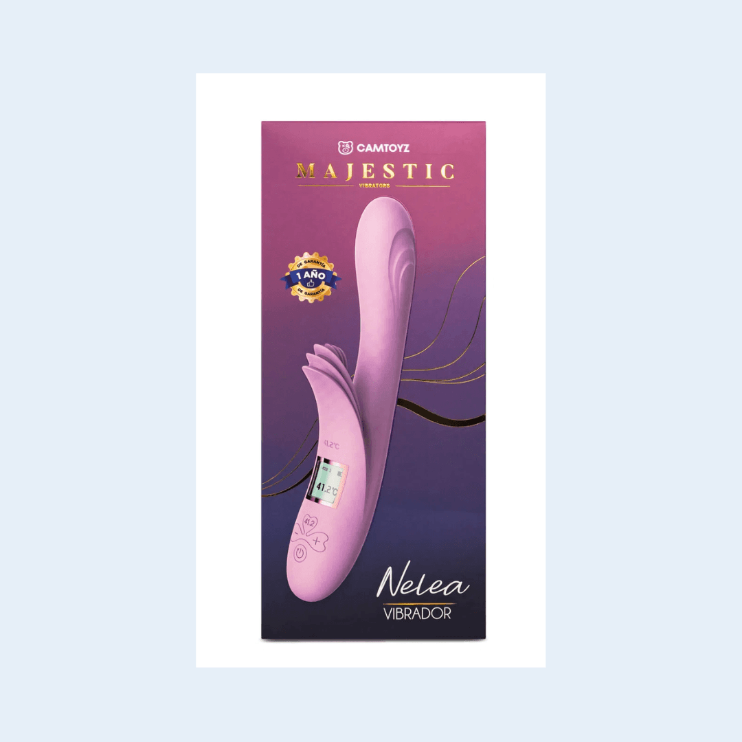 Vibrador Doble Nelea Rosado - CamToyz - La Pepa