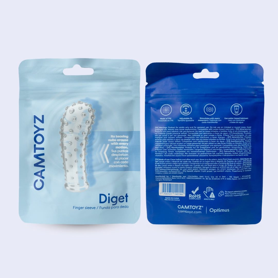 Funda para Dedo Texturizada Diget - Camtoyz Optimus